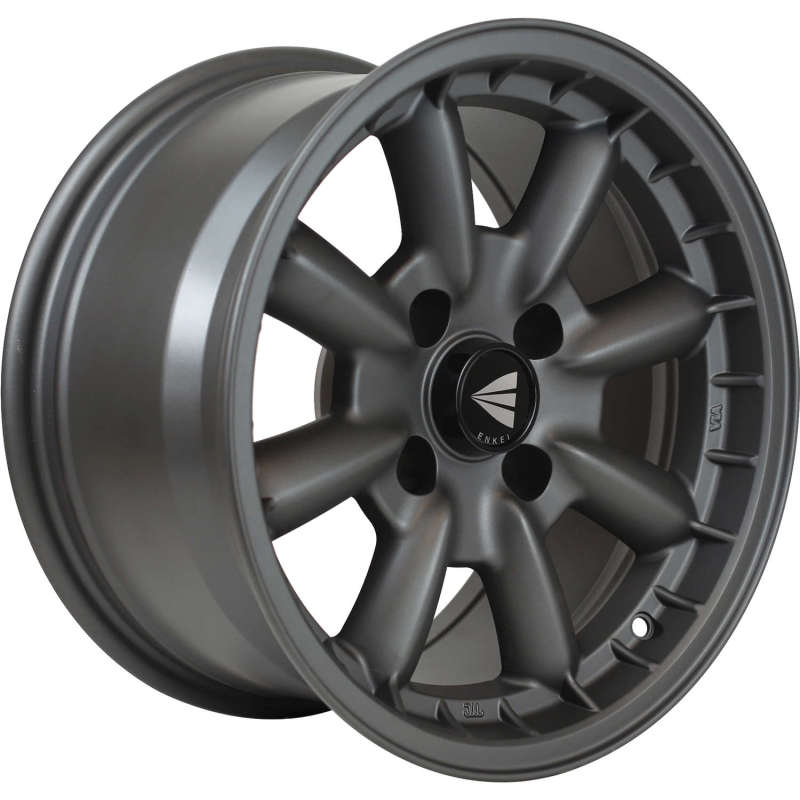 Enkei Compe 15x8 25mm Offset 4x100 Bolt Pattern 72.6mm Bore Gunmetal Wheel.