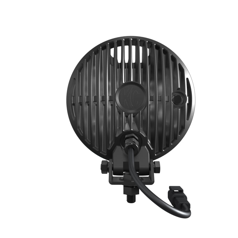 KC HiLiTES SlimLite 6in. LED Light 50w Spot Beam (Pair Pack System) - Black.
