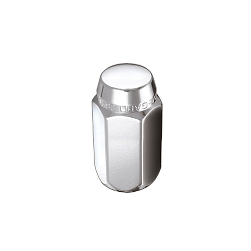McGard Hex Lug Nut (Cone Seat) M12X1.25 / 13/16 Hex / 1.28in. Length (4-Pack) - Chrome.