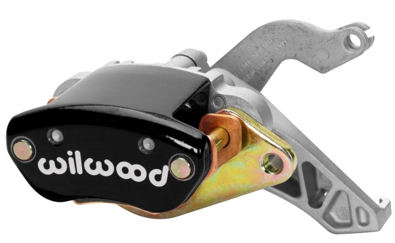 Wilwood Caliper-MC4 Mechanical-R/H - Black w/ Logo 1.19in Piston .81in Disc.