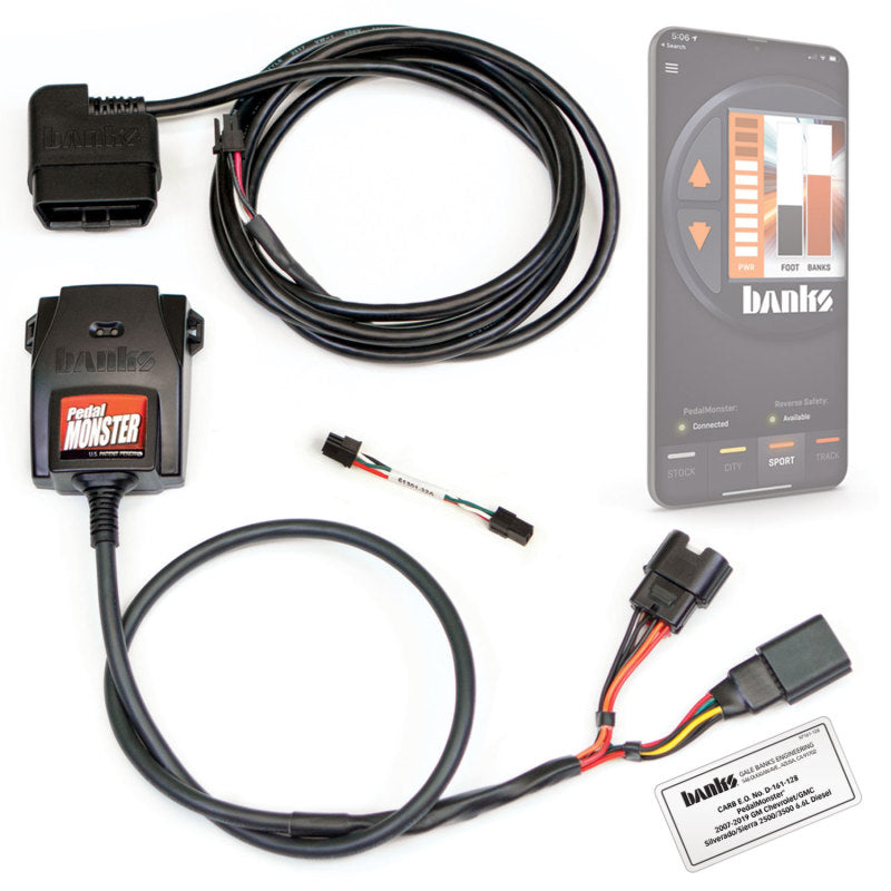 Banks Power Pedal Monster Kit (Stand-Alone) - Aptiv GT 150 - 6 Way - Use w/Phone.