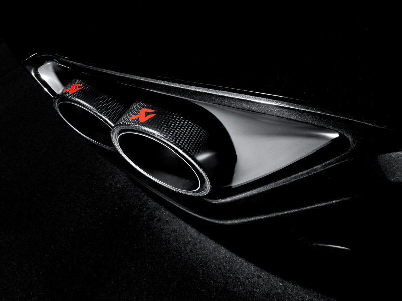 Akrapovic 06-13 Chevrolet Corvette ZO6/ZR1 (C6) Tail Pipe Set (Carbon 125 mm).
