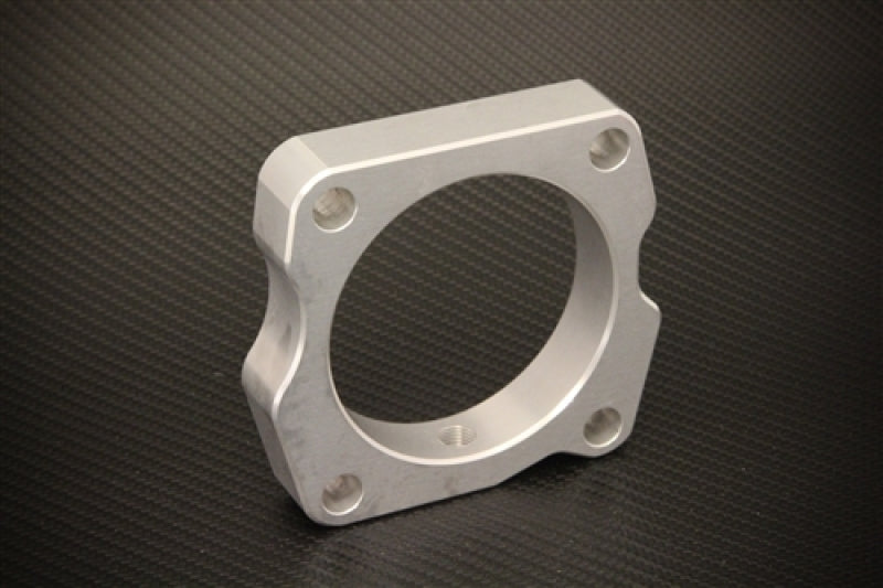 Torque Solution Throttle Body Spacer (Silver): Acura TL 2004-2007.