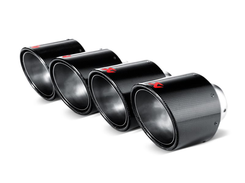 Akrapovic 06-13 Chevrolet Corvette ZO6/ZR1 (C6) Tail Pipe Set (Carbon 125 mm).