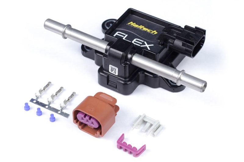Haltech Flex Fuel Composition Sensor for 3/8 (GM Spring Lock) Fittings (Incl Plug & Pins).