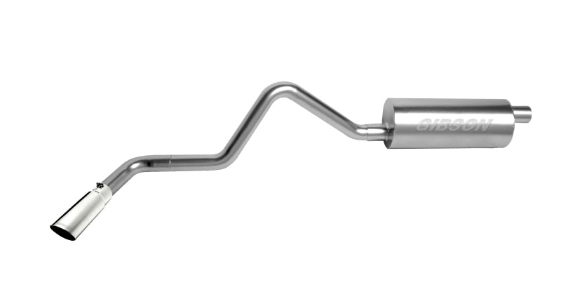 Gibson 99-04 Ford F-250 Super Duty Lariat 6.8L 3in Cat-Back Single Exhaust - Aluminized.