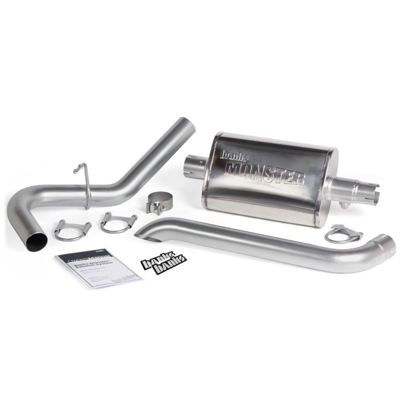 Banks Power 87-01 Jeep 4.0L Cherokee Monster Exhaust System.
