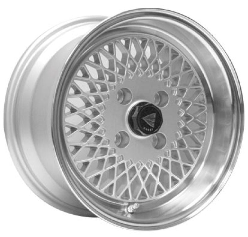 Enkei92 Classic Line 15x8 25mm Offset 4x100 Bolt Pattern Silver Wheel.