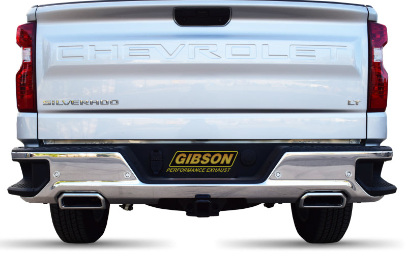 Gibson 2019 GMC Sierra 1500 Denali 5.3L 3in/2.5in Cat-Back Dual Split Exhaust - Stainless.