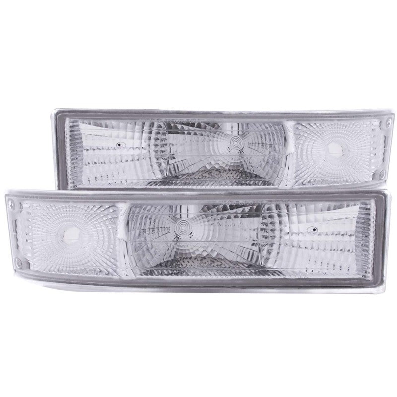 ANZO 1995-2005 Chevrolet Astro Van Euro Parking Lights Chrome.