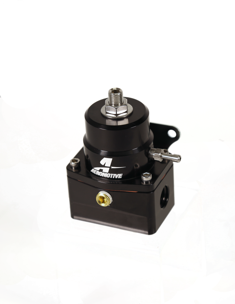 Aeromotive A1000-6 Injected Bypass Adjustable EFI Regulator (2) -6 Inlet/(1) -6 Return - Black.