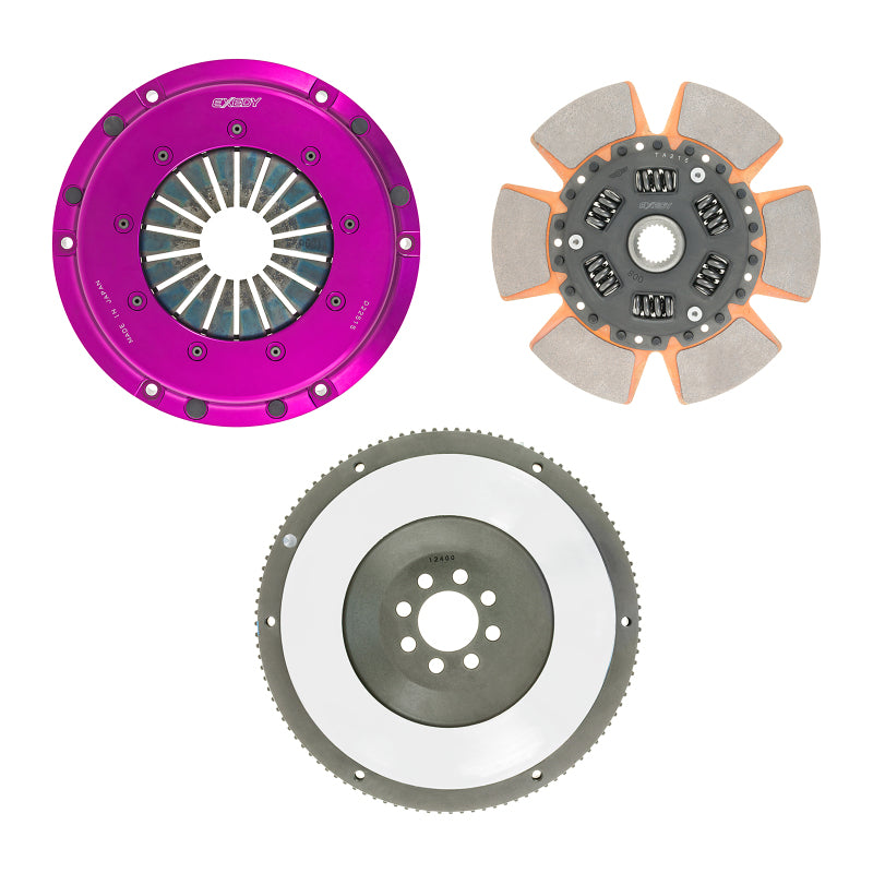 Exedy 1989-1994 Nissan 240SX Hyper Single Clutch Sprung Center Disc Push Type Cover.