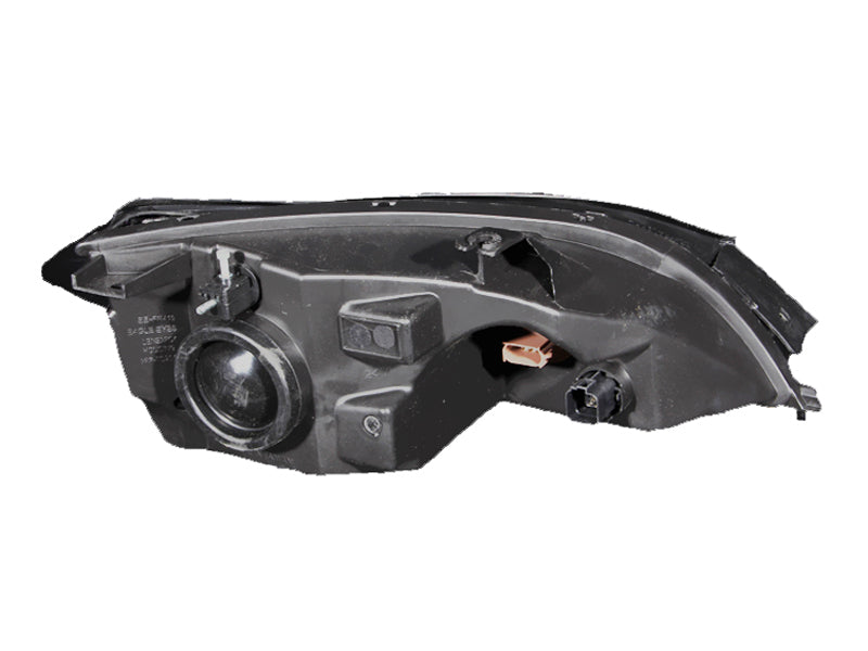ANZO 2005-2007 Ford Focus Crystal Headlights Black.