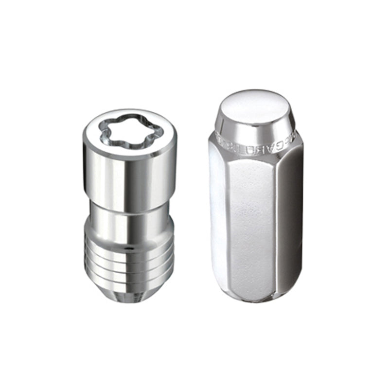 McGard 6 Lug Hex Install Kit w/Locks (Cone Seat Nut) M14X1.5 / 22mm Hex / 1.945in. Length - Chrome.