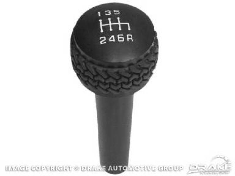 DV8 Offroad 2005-2010 Jeep TJ/JK 6-Speed Shift Knob Black Finish.