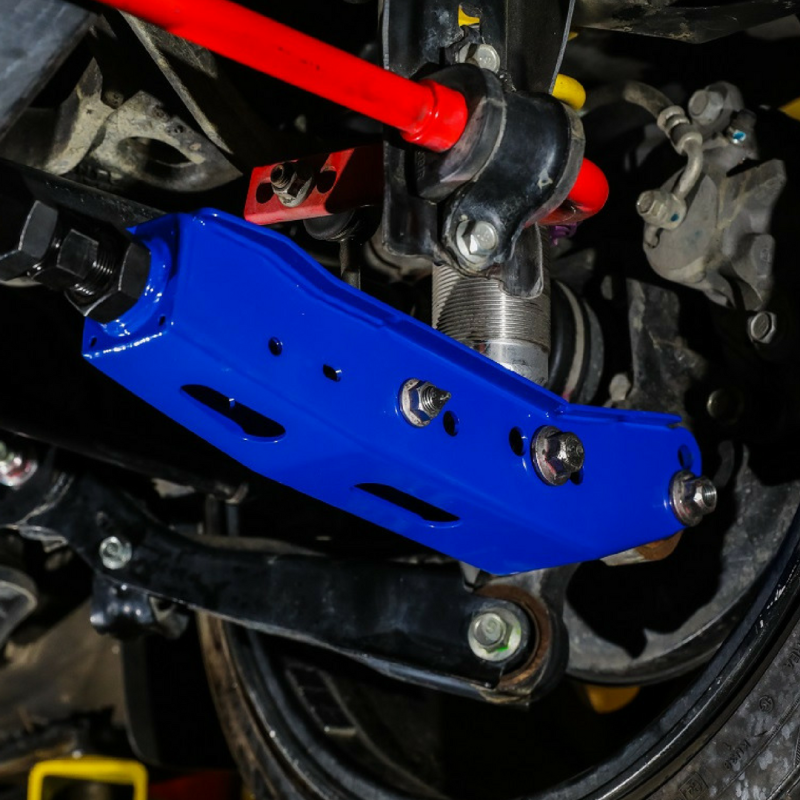 BLOX Racing Rear Lower Control Arms - Blue (2013+ Subaru BRZ/Toyota 86 / 2008+ Subaru WRX/STI).