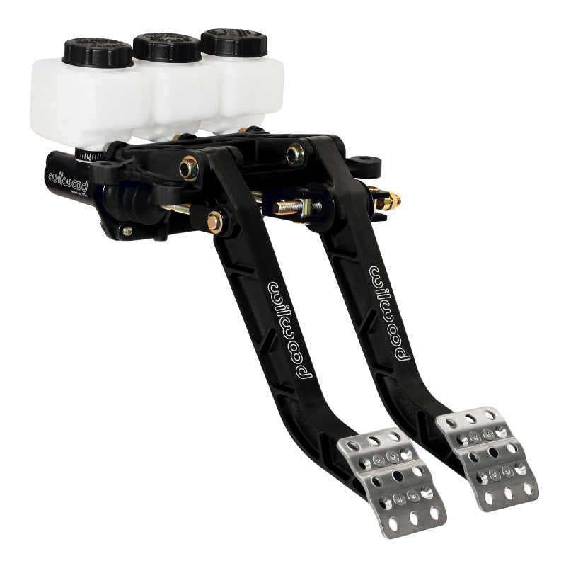 Wilwood Adjustable Dual Pedal - Brake / Clutch - Fwd. Swing Mount - 6.25:1.