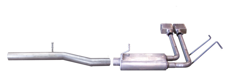 Gibson 2017 GMC Sierra 1500 Base 5.3L 3in/2in Cat-Back Super Truck Exhaust - Stainless.