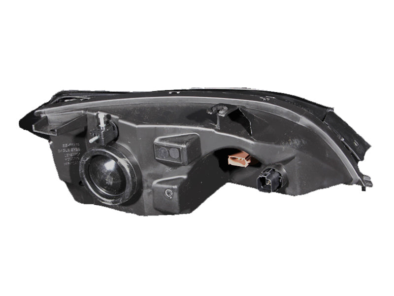ANZO 2005-2007 Ford Focus Crystal Headlights Black.