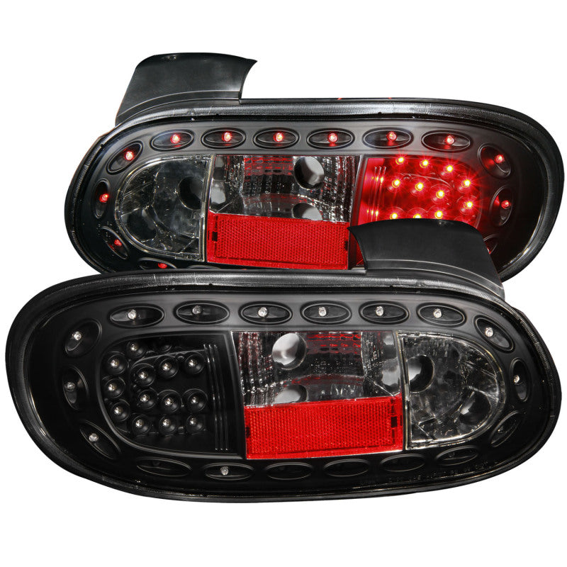 ANZO 1998-2005 Mazda Miata LED Taillights Black.