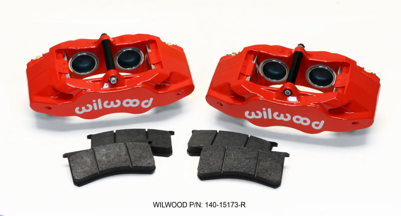 Wilwood SLC56 Front Caliper Kit Red Corvette All C5 / Base C6 1997-2013.