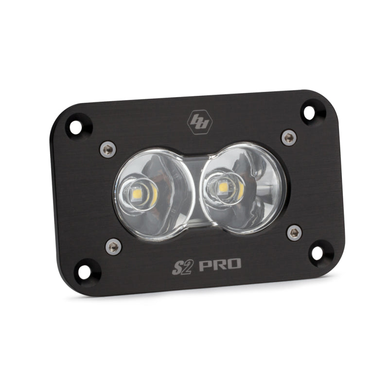 Baja Designs S2 Sport Flush Mount Work/Scene Pattern LED Work Light - Clear.