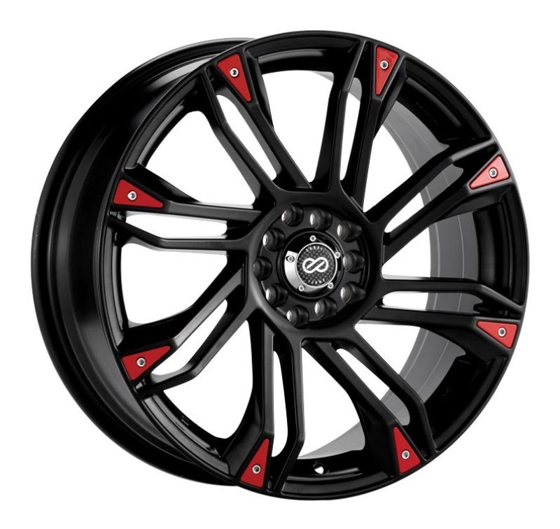 Enkei GW8 17x7 5x100/114.3 42mm Offset 72.6 Bore Matte Black Wheel.