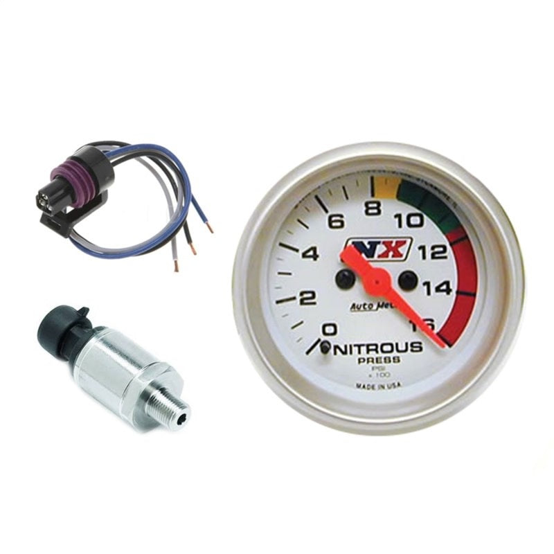 Nitrous Express 2-5/16 Nitrous Electric Pressure Gauge w/Sensor.