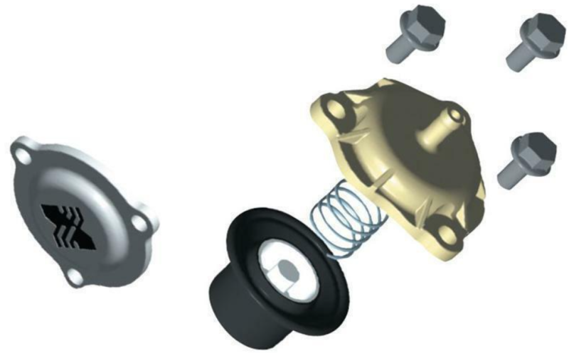 BorgWarner Actuator Bracket Kit EFR 62 and 67mm CW 0.64 TH.