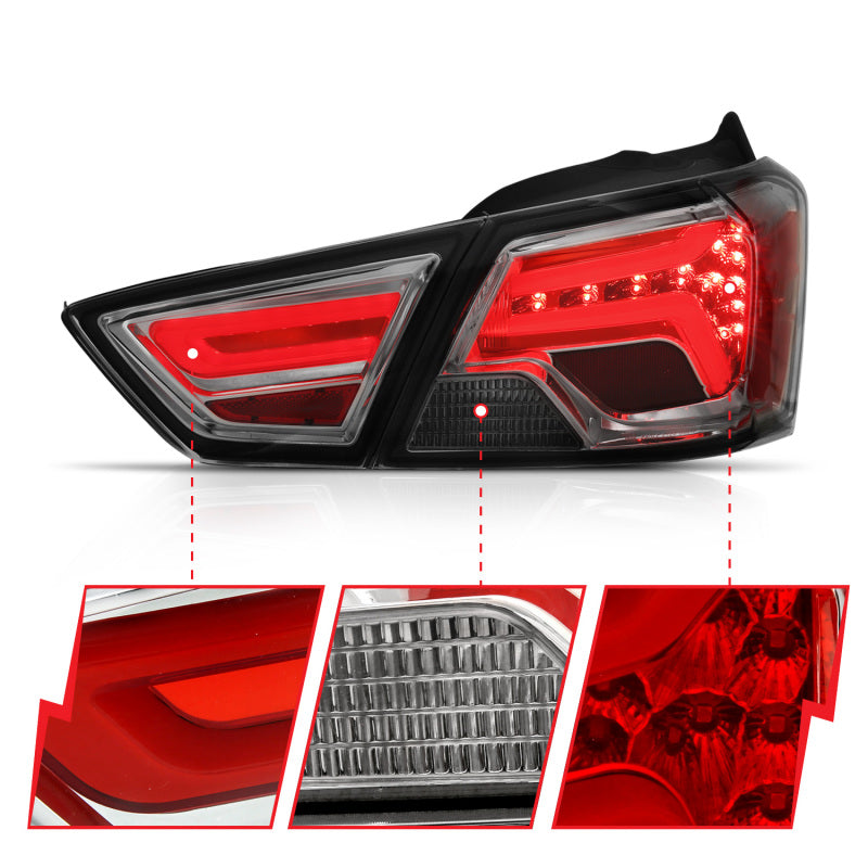 ANZO 14-18 Chevrolet Impala LED Taillights Smoke.