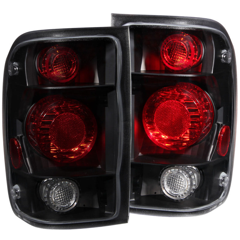 ANZO 1998-2000 Ford Ranger Taillights Dark Smoke G2.