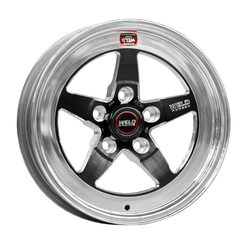 Weld S71 15x10.33 / 5x4.5 BP / 6.5in. BS Black Wheel (Medium Pad) - Non-Beadlock.