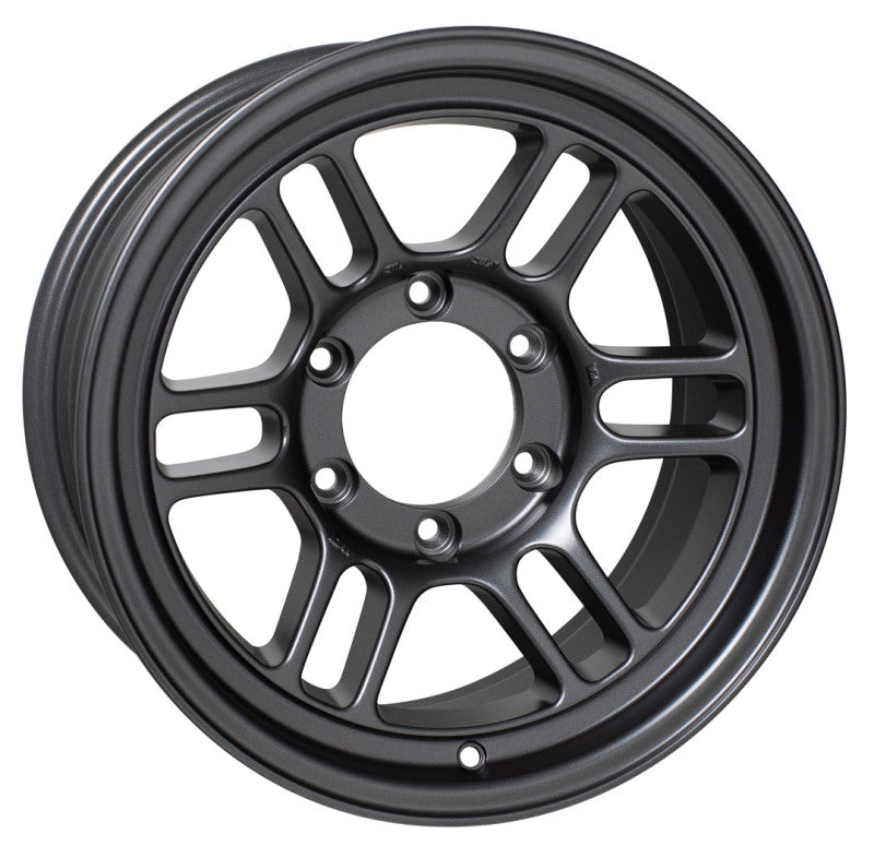 Enkei RPT1 16x8 6x139.7 Bolt Pattern +0 Offset 108.5 Bore Matte Dark Gunmetallic Wheel.