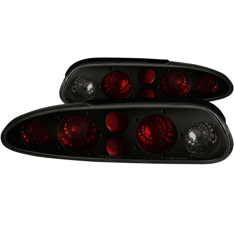 ANZO 1993-2002 Chevrolet Camaro Taillights Dark Smoke.