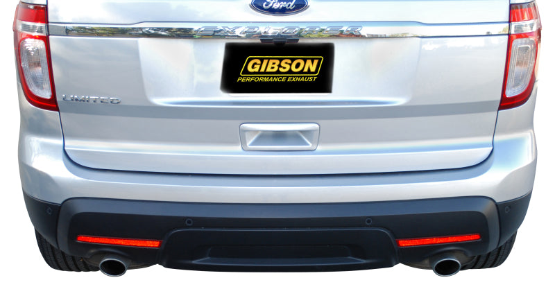 Gibson 11-18 Ford Explorer Base 3.5L 2.25in Axle-Back Dual Exhaust - Stainless.