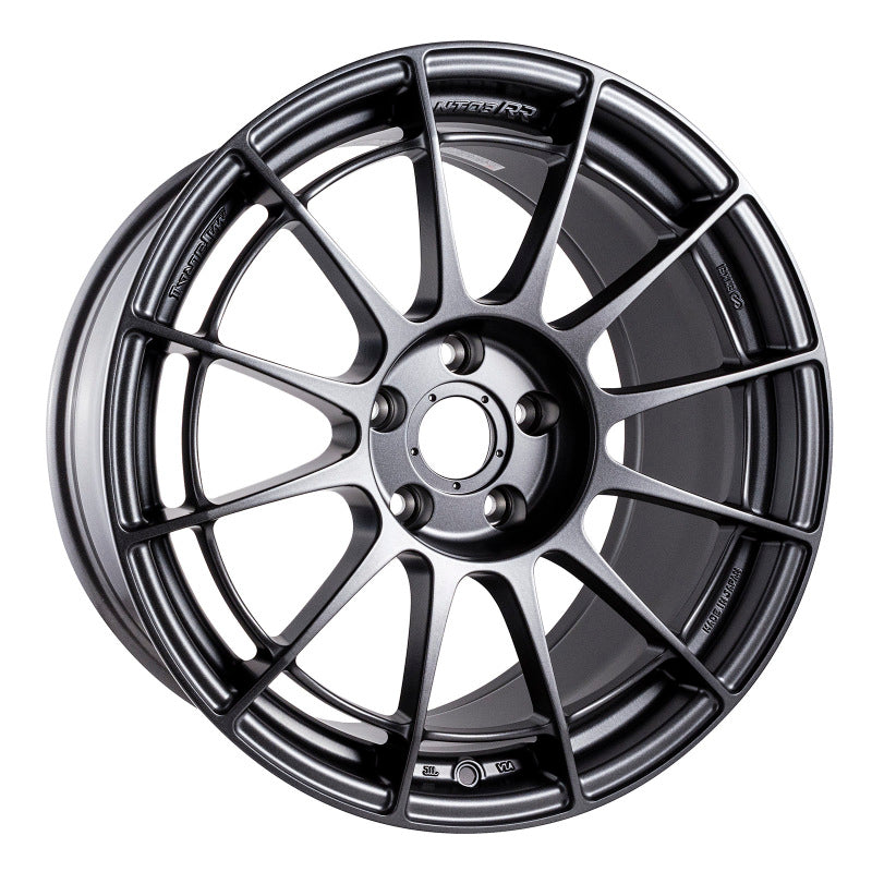 Enkei NT03RR 18x9.5 5x114.3 27mm Offset 75mm Bore Gunmetal Wheel.