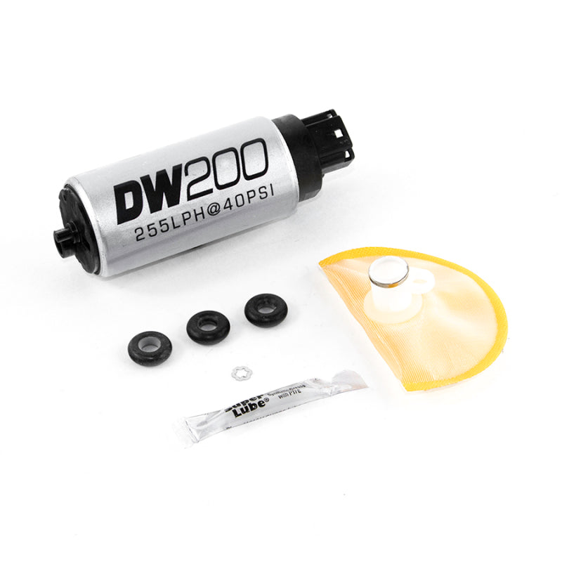 DeatschWerks 255 LPH In-Tank Fuel Pump w/ 10+ Legacy GT/03-08 G35/350Z Set Up Kit.