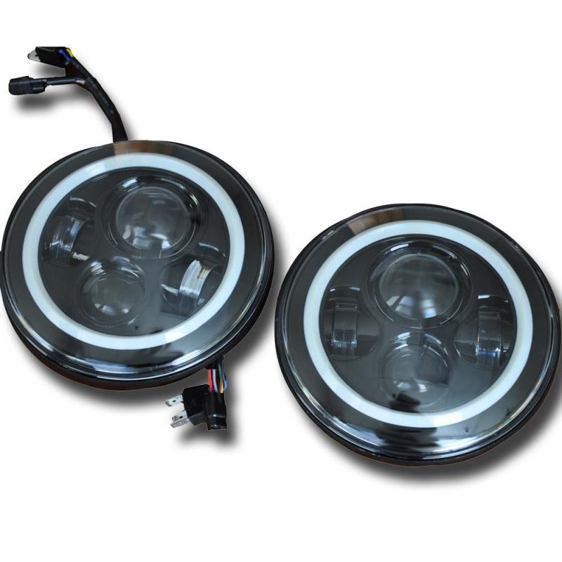 DV8 Offroad 07-18 Jeep Wrangler JK LED Projector Headlights.