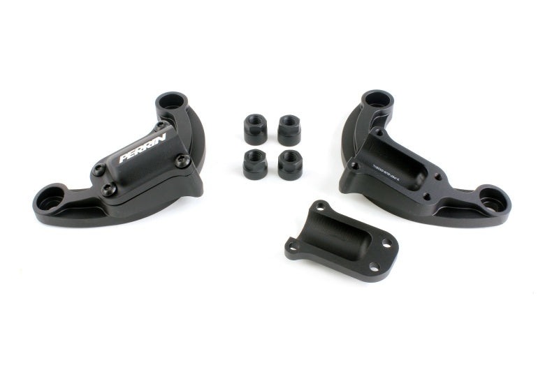 Perrin 2022 Subaru WRX Strut Brace w/ Billet Feet - Hyper Pink