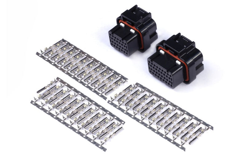 Haltech AMP 26 & 34 Pin 4 Row 3 Keyway Superseal Connector Set Plug & Pins.