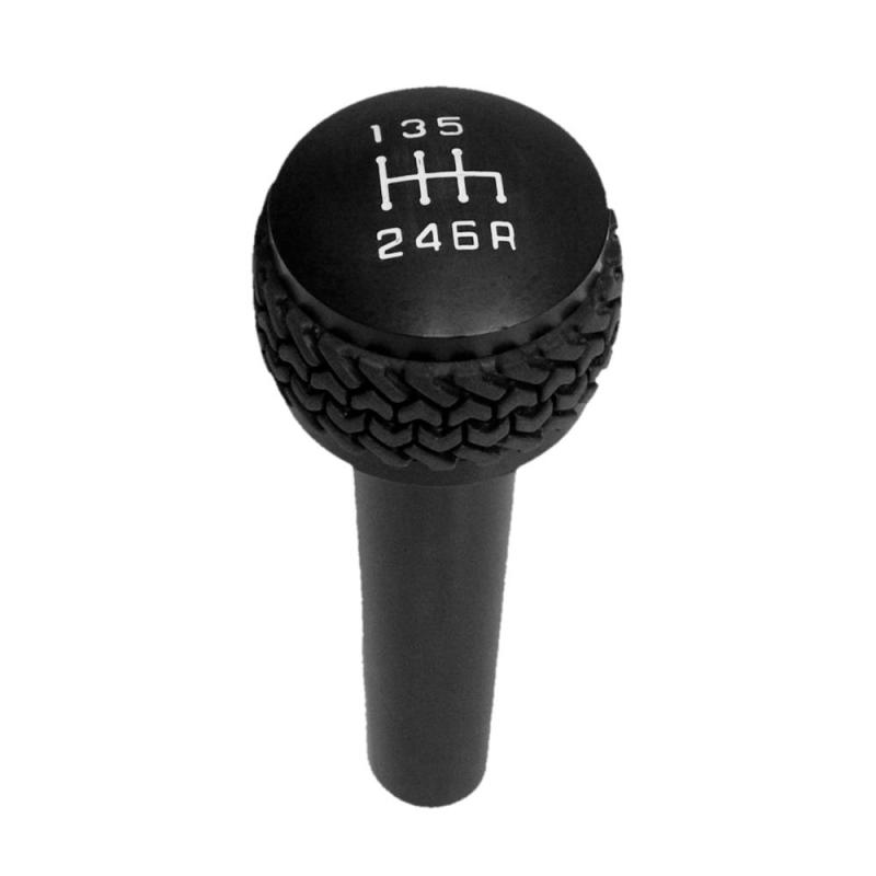 DV8 Offroad 2005-2010 Jeep TJ/JK 6-Speed Shift Knob Black Finish.