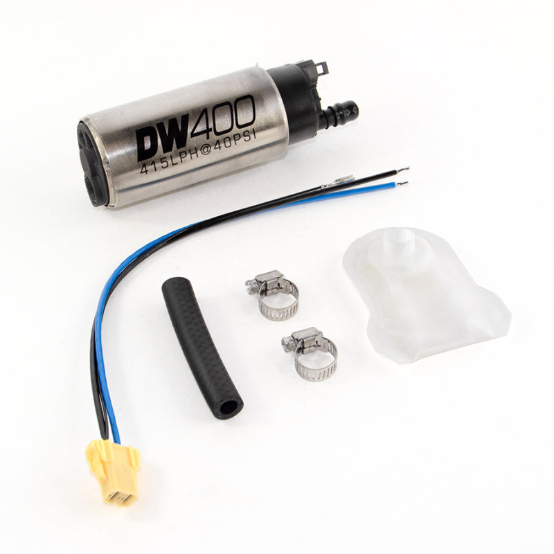 DeatschWerks 415LPH DW400 In-Tank Fuel Pump w/ 9-1041 Install Kit 98-11 Nissan Patrol.