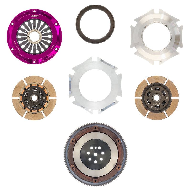 Exedy 1996-2006 Mitsubishi Lancer Evolution L4 Hyper Twin Cerametallic Clutch Sprung.
