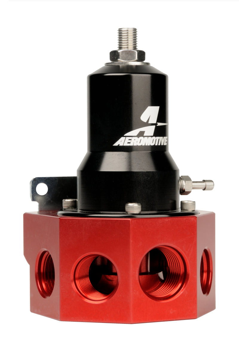 Aeromotive Regulator - 30-120 PSI - .500 Valve - 4x AN-08 and AN-10 inlets / AN-10 Bypass.