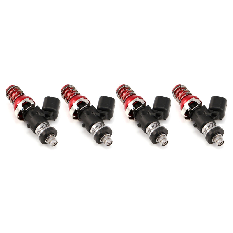 Injector Dynamics ID1050X Injectors - 48mm Length - Mach Top to 11mm - Denso Low Cushion (Set of 4).