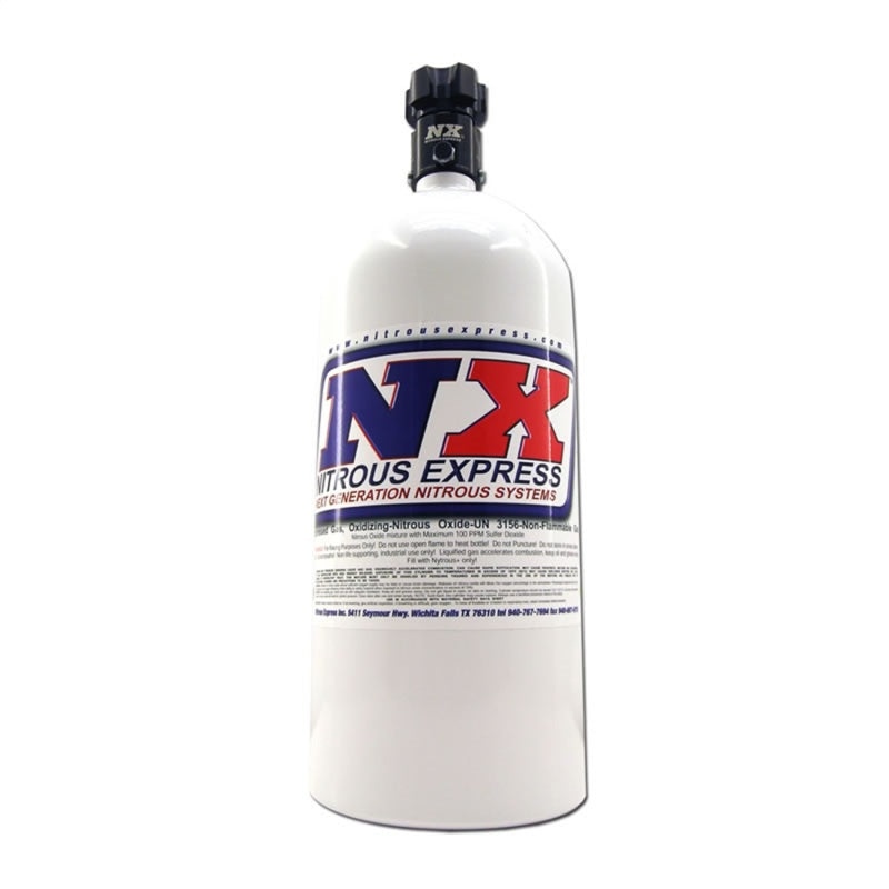Nitrous Express 10lb Bottle w/Lightning 500 Valve (6.89 Dia x 20.19 Tall).