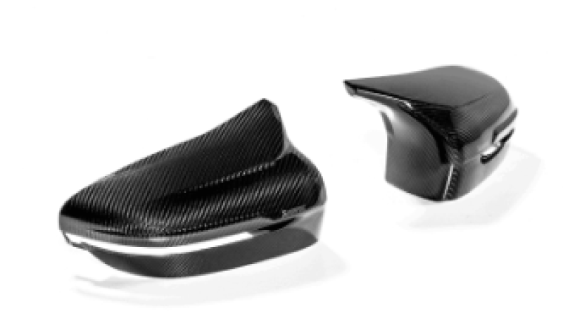 Akrapovic 2018+ BMW M5 (F90) / 2020 BMW M8 (F91/F92) Carbon Fiber Mirror Cap Set - High Gloss.