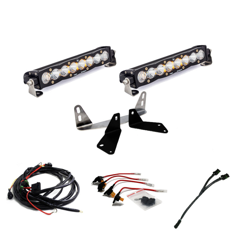 Baja Designs 2018+ Ford F-150 Dual S8 Series 10in Light Bar Kit.