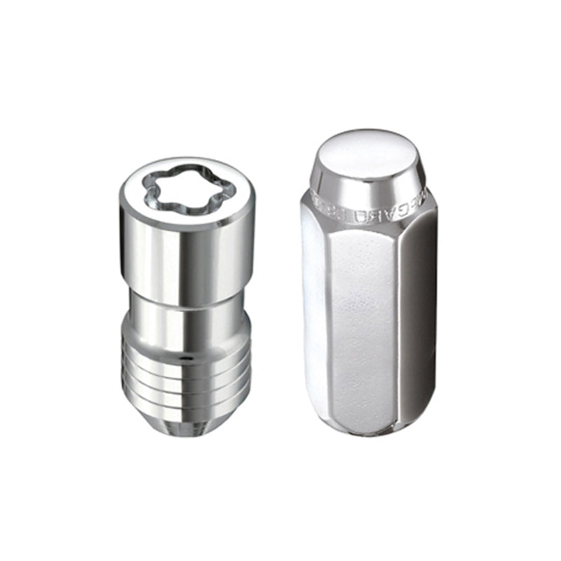 McGard 6 Lug Hex Install Kit w/Locks (Cone Seat Nut) M14X1.5 / 22mm Hex / 1.945in. Length - Chrome.