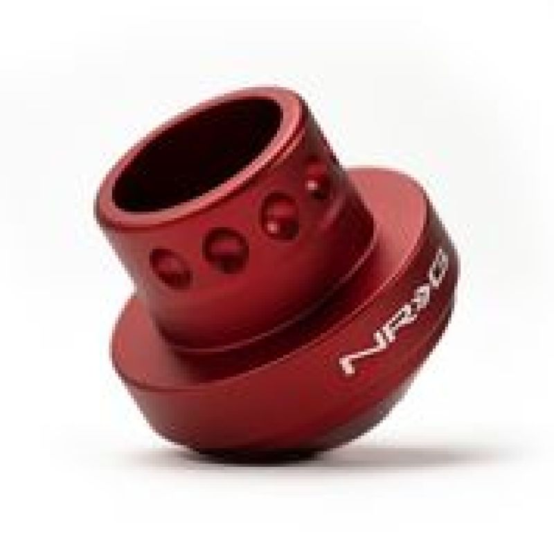 NRG Short Hub Adapter 92-95 Honda Civic / 92-96 Prelude / 90-93 Accord - Matte Red.